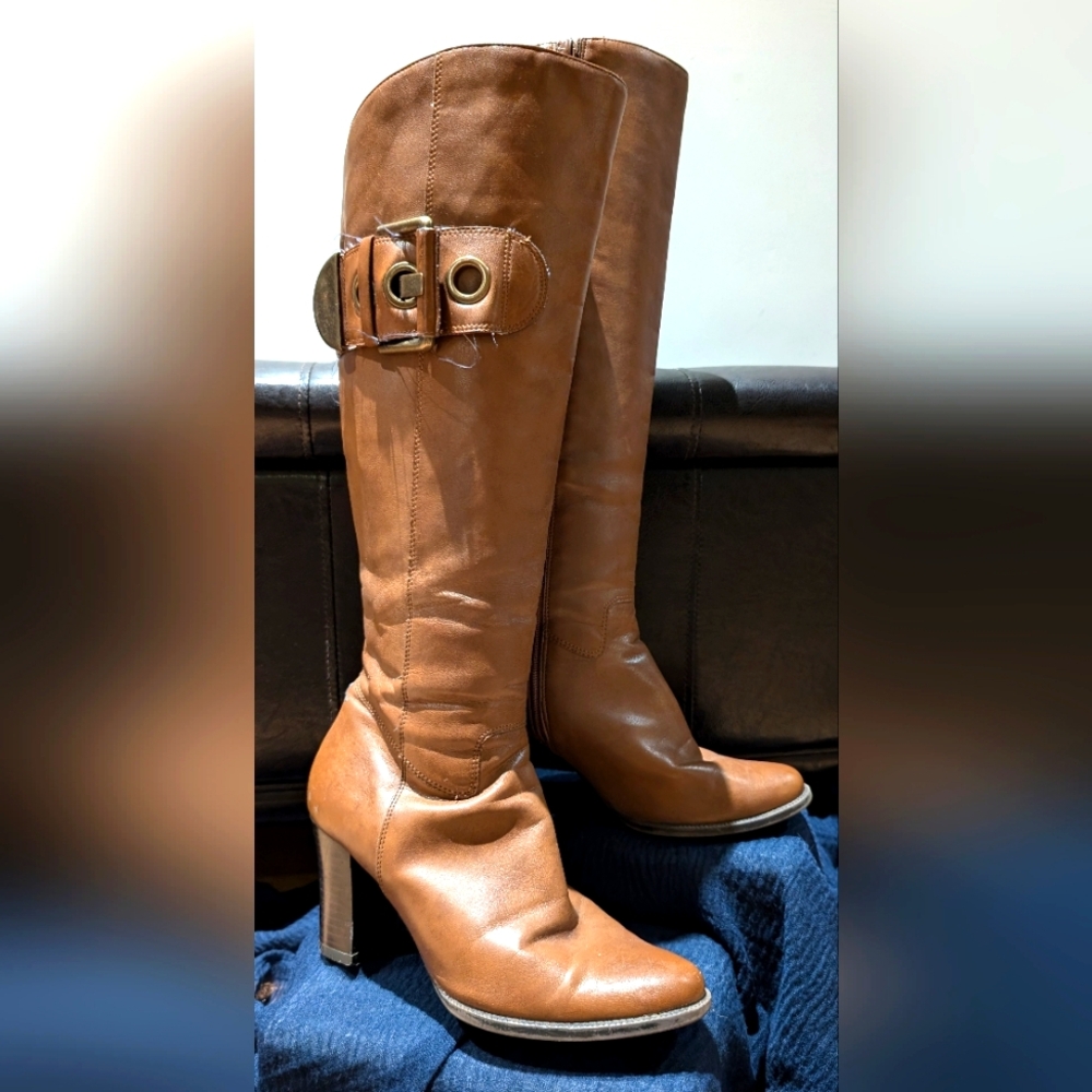 🚨LAST CHANCE 🚨 Make Any Offer! Fioni Heeled Knee-High Boots Brown
